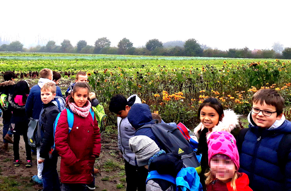 Schulkinder zu Besuch in Kalkriese