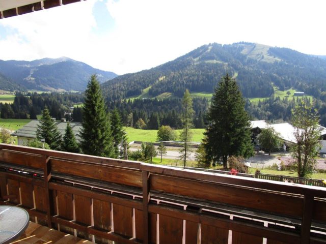 Ausblick vom Balkon