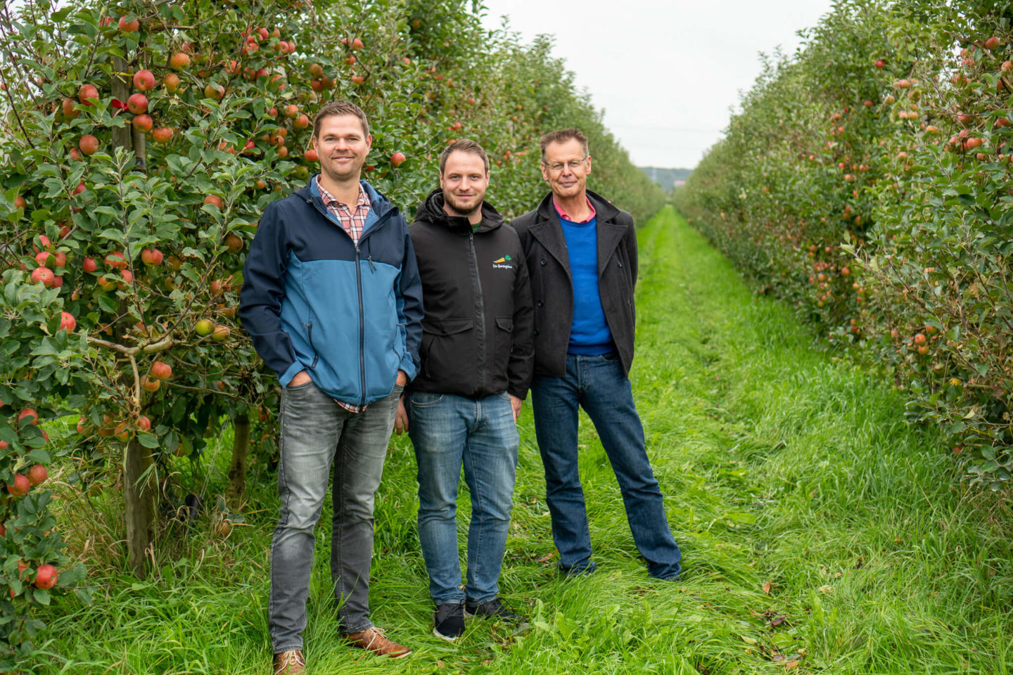 besuch obsthof muench Äpfel vom Obsthof Münch 1 Marco, Rene und Claus-Peter