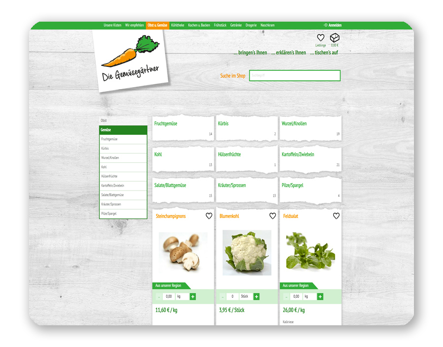 Bio-Onlineshop - Die Gemüsegärtner