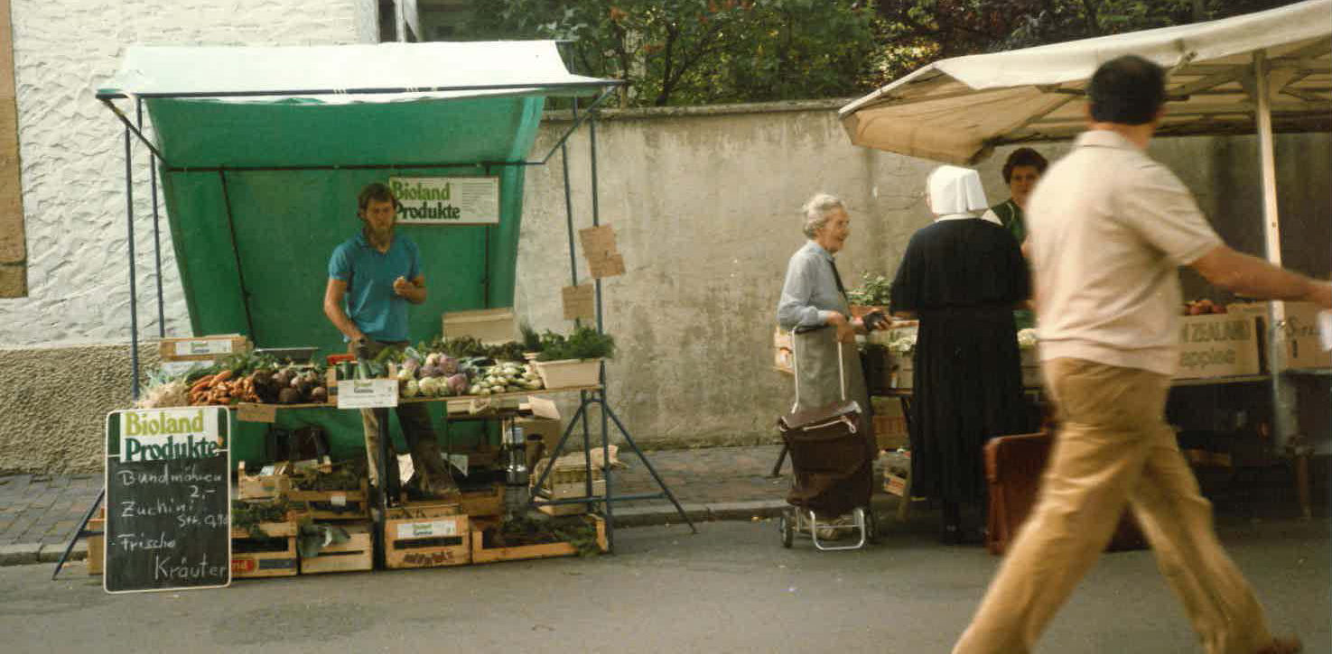 Gemüsegärtner Geschichte Wochenmarkt 1986