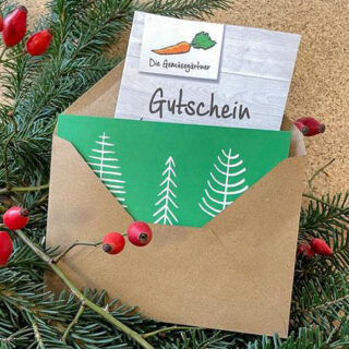 Gutschein_weihnachten Weihnachten trifft Nachhaltigkeit - Die Gemüsegärtner